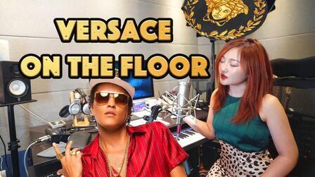 [图]自制伴奏 Versace On The Floor Covered By Tracy Huang 黄子瑜