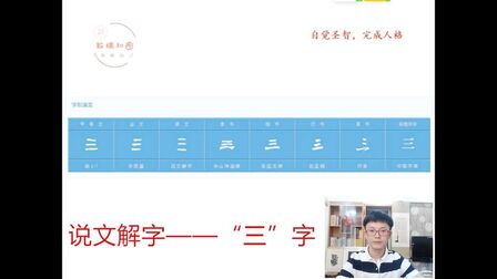 [图]说文解字——“三”的解析