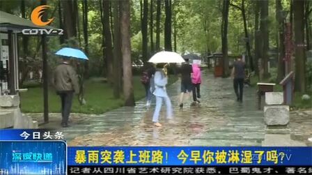 [图]问世间“晴”为何物!暴雨突袭上班路,今早你被淋湿了吗?