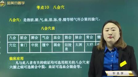 [图]中西医针灸学10八会穴:八会穴分别是哪8个穴位,分别会聚什么