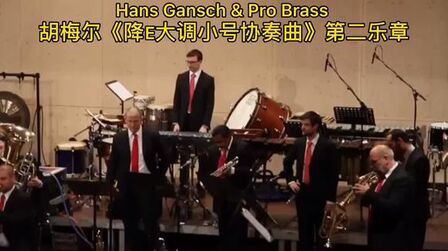 [图]Hans Gansch 胡梅尔《降E大调小号协奏曲》第二乐章