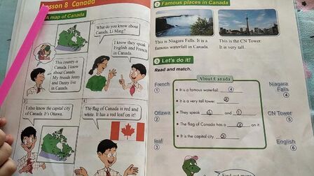 [图]冀教版五年级上册英语lesson8加拿大