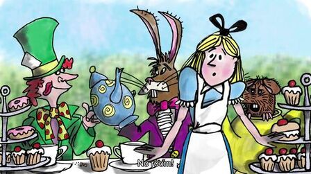 [图]7爱丽丝梦游仙境Alice in Wonderland part 7 A mad tea-party