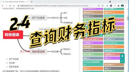 [图]Python实战量化交易理财系统2-4使用get_fundamental查询财务指标