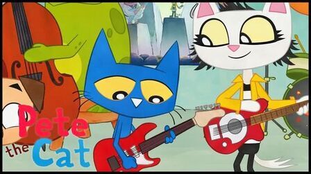 [图]Rock Like Pete The Cat Can -皮特猫卡通动画Pete The Cat