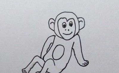 猴子画法教程猴子怎么画如何画猴子简笔画