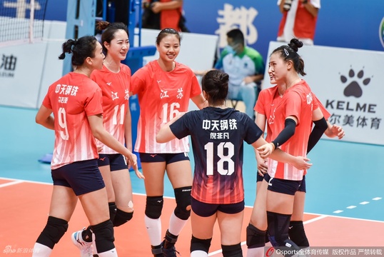 [全运女排]江苏女排3-2力克天津 第1页