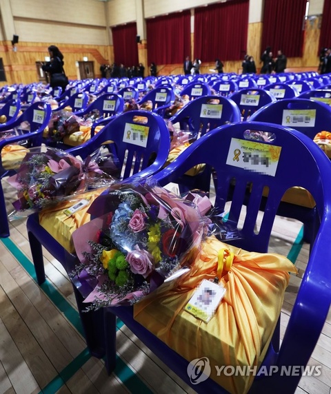 韩国世越号遇难的250名高中生 今天毕业了 第1页