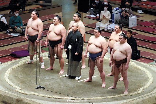 日本新年相扑锦标赛持续进行中 第1页