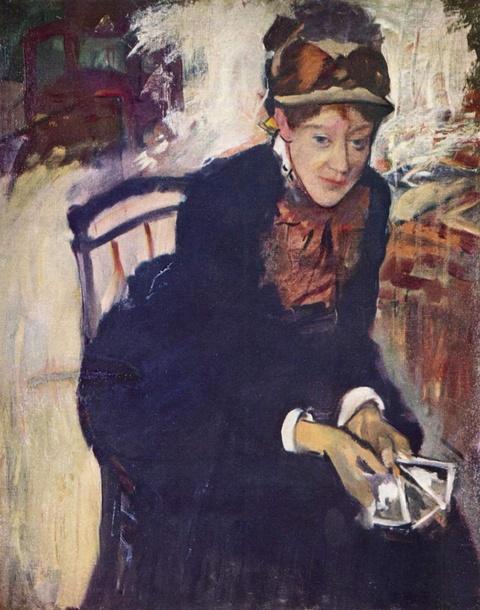 埃德加·德加-Portrait of Mary Cassatt 第1页
