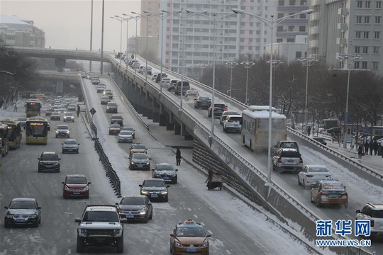 我国最北省会城市迎战暴雪寒潮 第1页