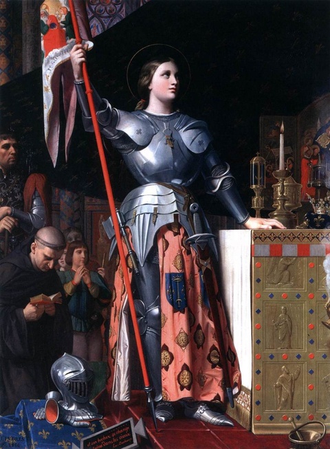 安格尔-Joan of Arc at the Coronation of Charles VII in Reims Cathedral 第1页