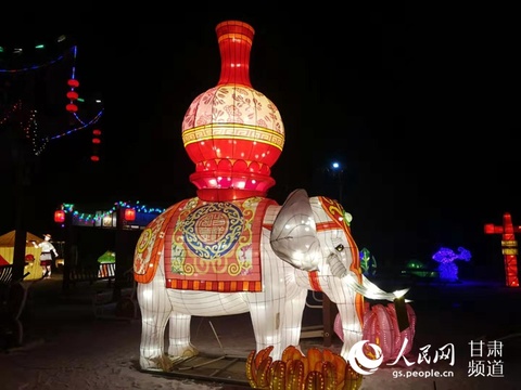 【新春走基层】第二届甘肃永登“红市花灯”文化旅游节开幕 第1页