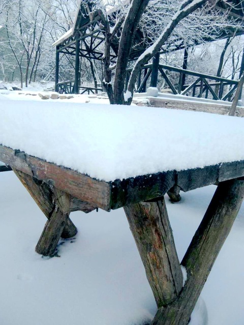 青州仰天山 银装素裹开启“冰雪模式”(4) 第4页