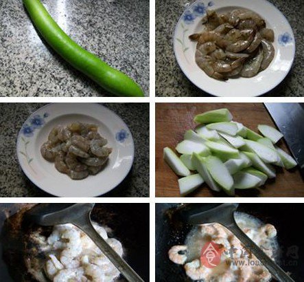 虾仁炒夜开花怎么做?