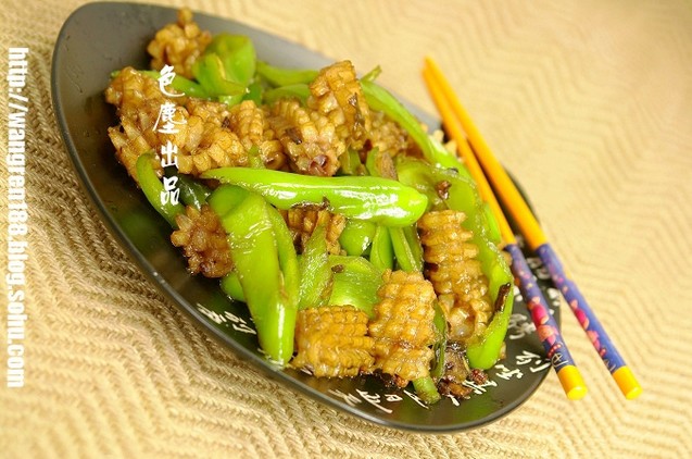 尖椒鱿鱼卷怎么做?