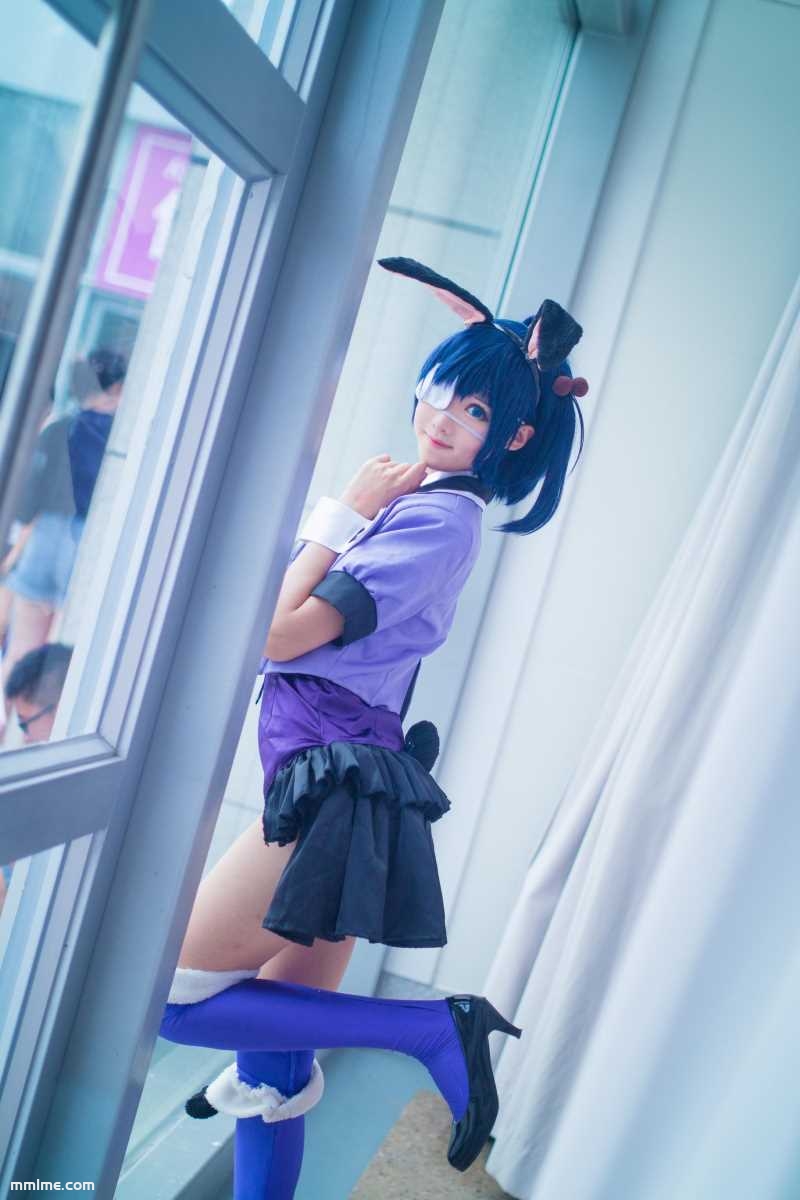 图片[2]-羽天Shine - NO.07 -中二病也要谈恋爱夏日COS场照会COS可爱小鸟游六花兔女郎 [14P9MB]-美了么