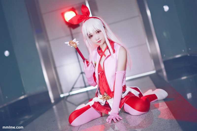 图片[3]-羽天Shine - NO.62 魔法少女伊莉雅赛车娘 [9P11MB]-美了么