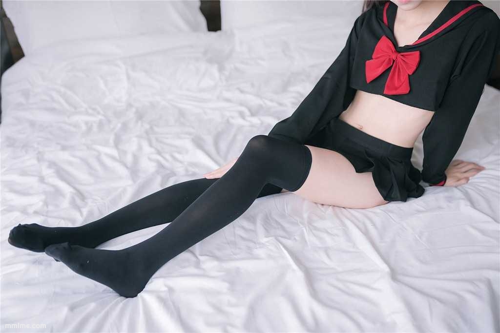 图片[6]-[风之领域] NO.119 超短情趣制服黑丝长腿 写真集[40P]-美了么