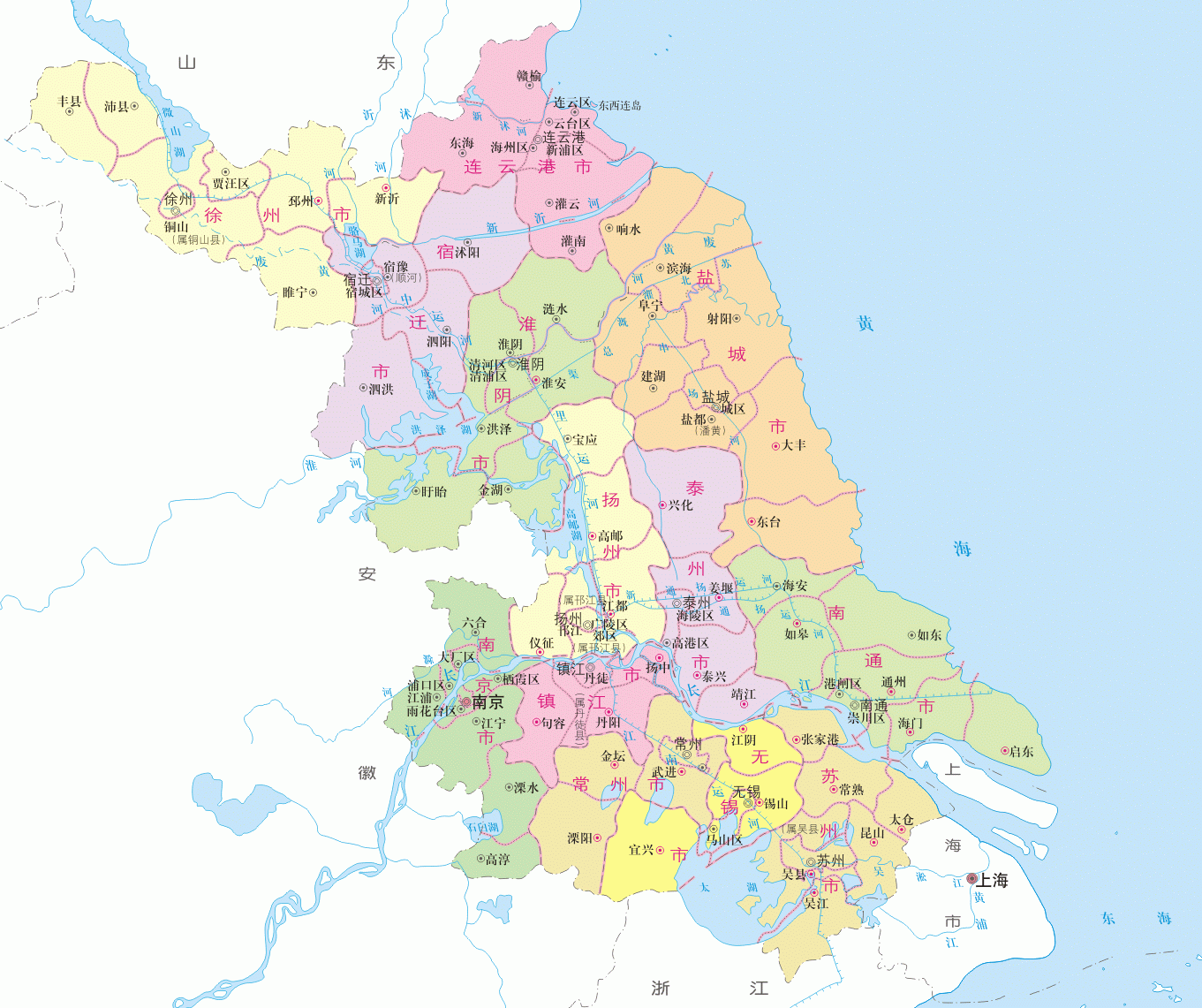 江苏冷知识对江苏影响深远的一次行政调整改变了苏南城市格局