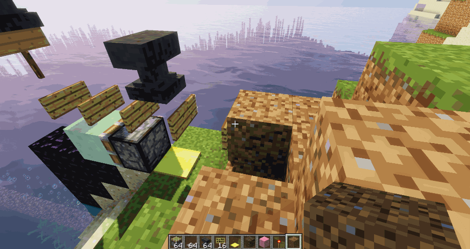 我的世界:你真的会玩水吗?看大佬如何让鸡像喷泉一样飞天