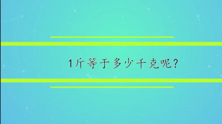 三斤等于多少公斤 搜狗搜索