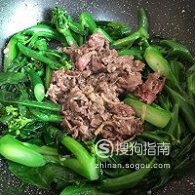 芥兰炒牛肉图片 每日一食：营养美味的『牛肉炒芥兰』