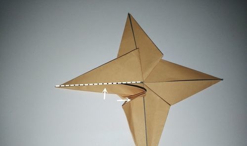 蜻蜓的折纸方法 折纸—纸蜻蜓的折法