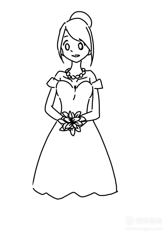漂亮新娘怎么画 人物绘画：新娘怎么画？优质