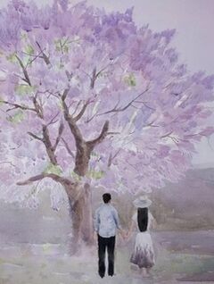 一树一树紫花开